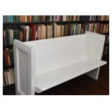 White Painted Church Pew / Bench