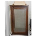 Oak Display Case (4-Sided Glass)