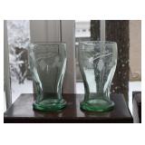 Etched Glass Vases