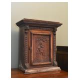 Antique Carved Wall Cabinet