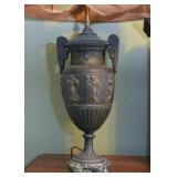 Metal Urn Table Lamp