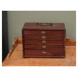 Mah Jong Tiles Game Set with Wooden Case