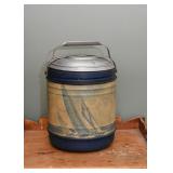 Vintage Cooler with Sailing Ships
