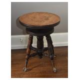Antique Piano Stool