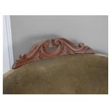 Parlor Chair with Carved Wood Details