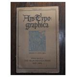 Ars Typographica, 1918 - Frederic W. Goudy, Editor