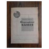 Geographical Names for Military Maps Booklet