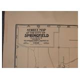 Street Map of Springfield, IL (1936)