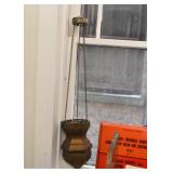 Pierced Brass Hanging Lantern 
