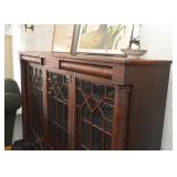Beautiful Bookcase / Display Cabinet with Glass Doors