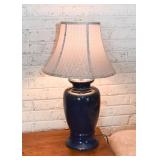 Blue Ceramic Table Lamp