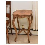 Vintage Carved Accent Table