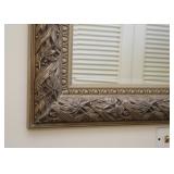 Framed Wall Mirror (Leaves Motif)