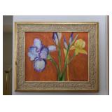 Framed Artwork / Paintings - Irises 