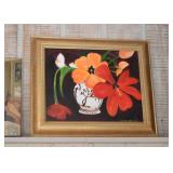 Framed Artwork / Painting - Floral