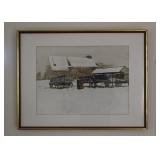 Framed Artwork - Watercolor, Signed