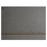 Framed Artwork - Watercolor, Signed