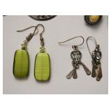 Jewelry - Earrings (some sterling, Mexican silver & costume)