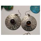 Jewelry - Earrings (some sterling, Mexican silver & costume)