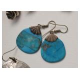 Jewelry - Earrings (some sterling, Mexican silver & costume)