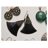 Jewelry - Earrings (some sterling, Mexican silver & costume)