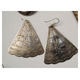 Jewelry - Earrings (some sterling, Mexican silver & costume)