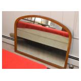 Wood Framed Mirror - Arched Top