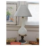 Glass & Metal Table Lamp