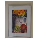Framed Artwork, Watercolor Still Life