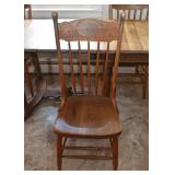 Set of 4 Vintage Wood Dining Chairs