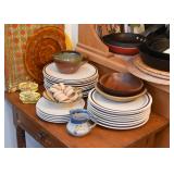 Dinnerware, Dishes, Wooden Bowls, Platters, Creamers