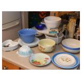 Mixing Bowls, Serving, China, Dishes, Etc.