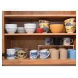 Coffee Mugs, Cereal & Soup Bowls