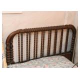 Vintage Wooden Spindle Bed (Headboard & Footboard)