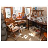 Oval Dining Table, Set of 4 Wooden Chairs