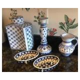 Salvaged By Sonya ** Estate Sale ** Wicker Furniture* Bedroom Set* Blue Plaid Loveseat & More!