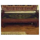 Antique Inlaid Chinese 3-pc Table Set