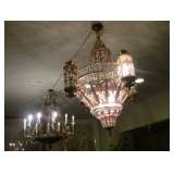 Antique Chandeliers - Crystal & Glass