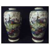 Antique Chinese Ceramic Vase Pair