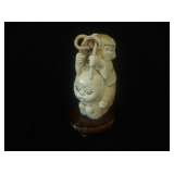 Ivory Girl on Cat