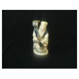 Ivory Japanese Fisherman - 4 1/4" Tall