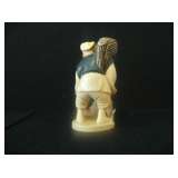 Ivory Japanese Fisherman - 4 1/4" Tall