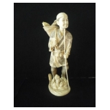 Ivory Fisherman - 10 1/2" Tall