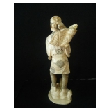 Ivory Fisherman - 10 1/2" Tall
