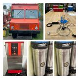 PURSUE YOUR PASSIONS: FOOD TRUCK AND BREWERY SUPPLIES- ENDS 6/28