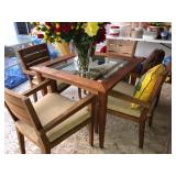 Teak outdoor dining set
