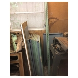 Heavy-duty metal shelving