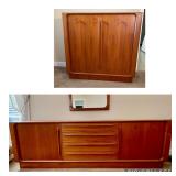 Bernard Pedersen & Son vintage Danish Teak dressers