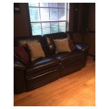 Double Leather recliner