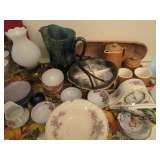 Vtg glassware and china